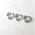 Aluminum clip clamp for landing gear